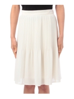 プリーツシフォンスカート/オフホワイト(003)