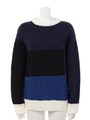 PATCH CABLE MIX KNIT/BLK