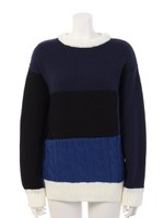 PATCH CABLE MIX KNIT/BLK