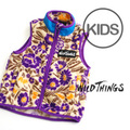 WILD THINGS（ワイルドシングス）FLOWER FLEECE VEST［キッズ］