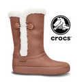 crocs（クロックス）modessa synthetic suede button boot w