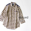discord（ディスコード）USED CHECK 3/4 SLEEVE SHIRTS