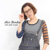 ビターマルチボーダーカットソー