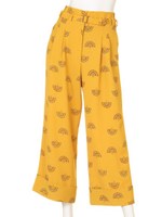 ピーコックガウチョパンツ/YEL