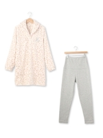 narue(ナルエー) スノーレオパード 上下ナイティ/オフホワイト(103)