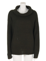 オフタートルニットトップス/IV