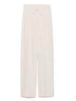 ハイウエストスリットワイドパンツ/NVY