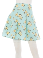 【Auntie Rosa】ピケバラ柄ルレアーSK/LBLU