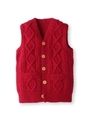アランニットベスト/ワインレッド(063)