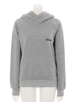 カシュクールフード裏毛PO/杢GRY