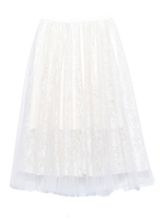 チュールレーススカート/BLK