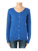 ハイゲージニットカーディガン/ブルー(092)