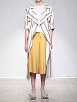 COTTON CUPRO PANTS/イエロー