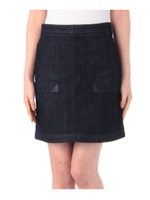 クールマックスデニムスカート/ネイビー(093)