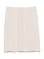 タイトニットミニスカート/WHT