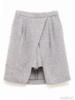 デザインラップキュロット/ミックス