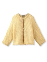 トランスリリーカーディガンニット/レモンイエロー(031)