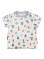 モンスター柄babyTシャツ/OWHT