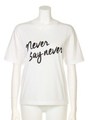 ロゴＴシャツ/WHT