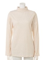 BASIC TURTLENECK L/S TEE【ROXY】/BLK