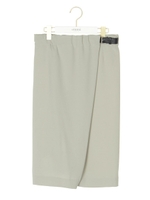 【emmi atelier】ベルトラップスカート/GRN