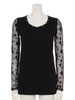 スターチュールロンT/ブラック