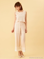 セーラーニットパンツ/ライトブルー