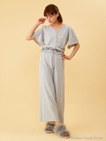 ニットオールインワン/ライトグレー