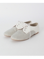 フラットレースアップシューズ/グレー系(504)