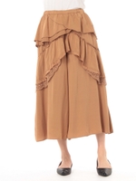 異素材MIXパンツ/チャコール