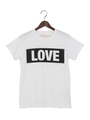 Happiness 10 (ハピネス テン)   LOVE Tシャツ/WHITE