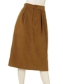 コビニャーセミタイトスカート/キャメル