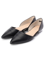 【VERY4月号掲載】セパレートフラットシューズ/ブラック(019)