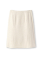 セレモニー無地ツイードスカート/ライトベージュ(051)