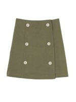 フロント釦トラペーズSK/KHAKI