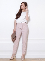 リボン付パンツ/ピンク