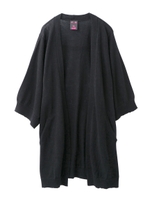 COTTON RAMIE KNIT BIG CARDIGAN/ピンク