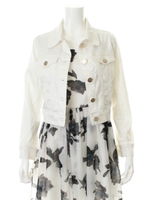 デニムジャケット/サックスブルー