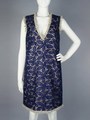 EMBROIDERY ORGANDY LACE OP/ネイビー