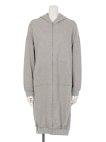 【ANAP】ロングZIPパーカー/GRY