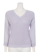 ７Ｇアゼシフォンプルオーバー/ライトグレー