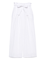 ガーゼロングパンツ/WHT