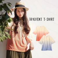 グラデーション ポケットTシャツ