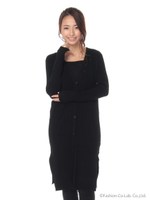 ロングカーデ/グレー