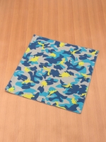 迷彩恐竜ランチョンマット/ブルー