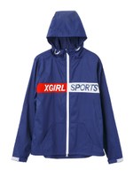 【X-girl sports】PERFORMANCE JACKET/ネイビー