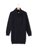 オフタートルニットチュニック/オフホワイト(003)