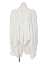 ドレープトッパーカーデ/オフホワイト