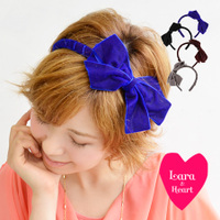 ベルベットリボンカチューシャ 