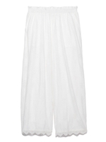 ワッシャージャガードロングパンツ/WHT